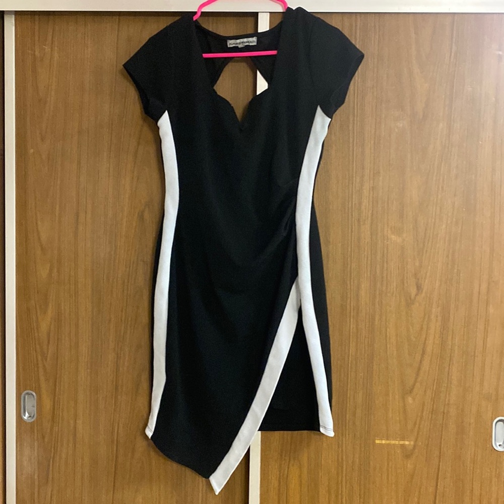 Women’s Diagonal Hem, Thigh Length Dress